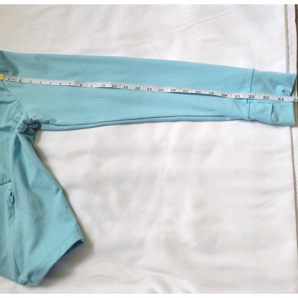 All in Motion Full Zip Jacket Athletic Running Thumb Holes Light Blue Size XL - Picture 11 of 11